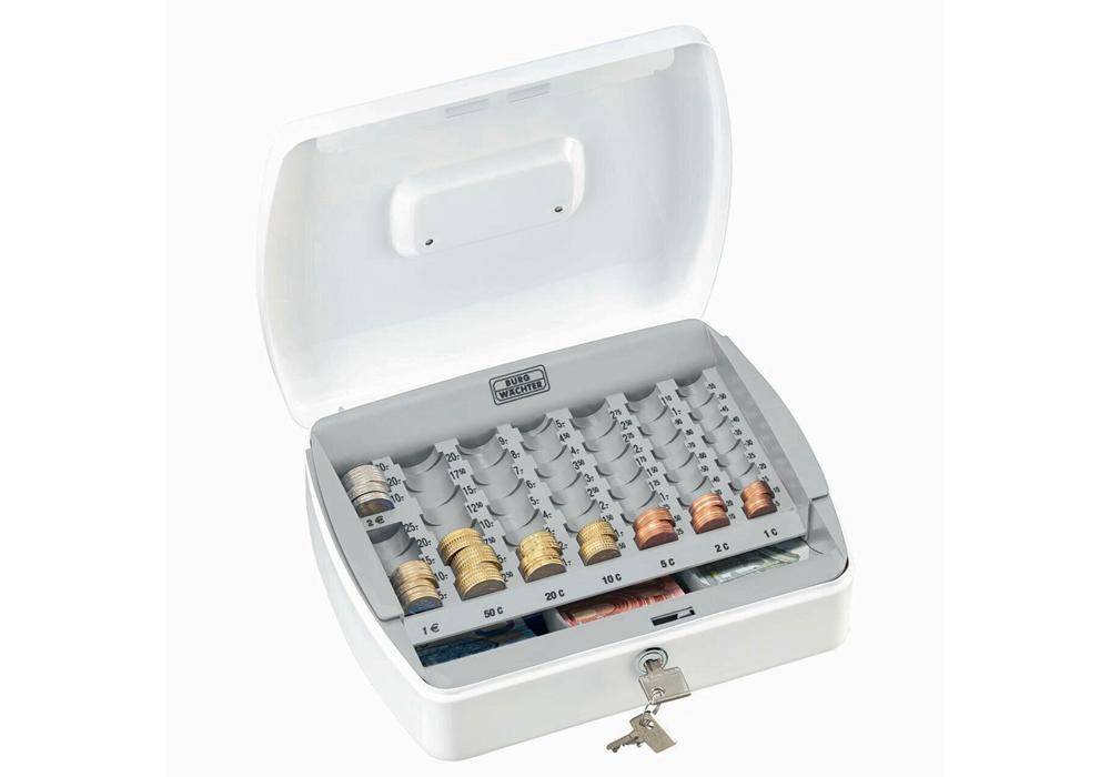 BURG WÄCHTER Geldkassette Office-Line B.255,00xH.75,00xT.200,00 mm