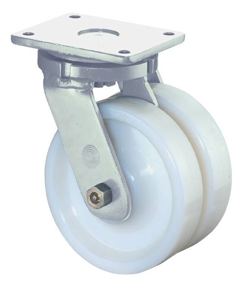 Dopp-Lenkr.125mm S100.B15Platte,Kst.weiß,KL S100.B15.126