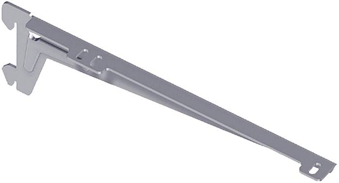 Winkelträger 10300 L.180mm p.Träger 55kg STA weißalu.2 Einhängehaken ALFER ELEME