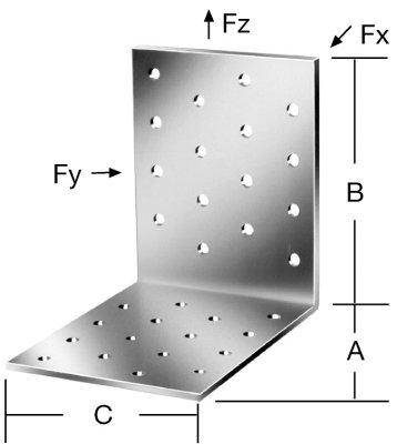 Lochpl.winkel 60X60X40 send.vz., CE
