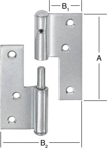 Tür-Aufschraubband 80X28X71 lks.vz