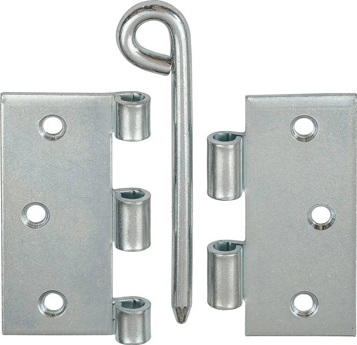 Scharnier H.63mm B.63mm S.1,8mm STA blau verz.gerollt,stark,ktg.VORMANN