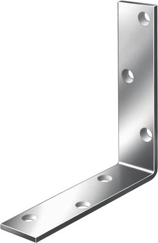 Balkenwinkel L200x200mm B.40mm sta.STA blau verz.S.5mm VORMANN