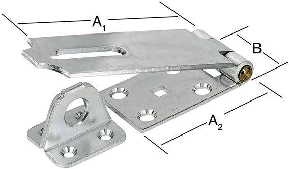 Sich.-Überfalle 105x35mm verz.