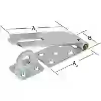 Überfalle stark mit Öse 85X35mm Nr. 21140 Überfalle stark mit Öse 85X35mm Nr. 21140