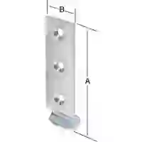 Schliesshaken Form D 83x25mm Nr. 9025Z Schliesshaken Form D 83x25mm Nr. 9025Z