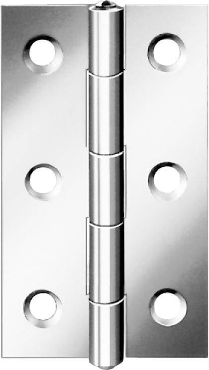 Ger.schm.Scharnier, 40X26 mm, Edelst.V2A