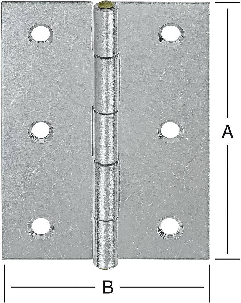 Scharniere halbbreit 60x46mm Nr. 502060Z