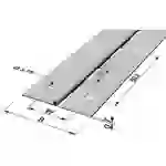 Stangenscharnier B.offen 32mm S.0,7mm 600mm Fe verms.PG Stangenscharnier B.offen 32mm S.0,7mm 600mm Fe verms.PG