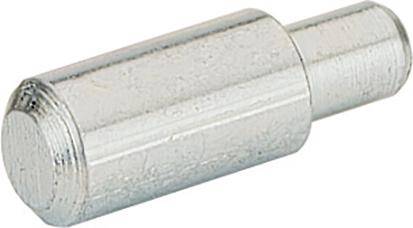 Steckbodenträger mit Ans atz 5mm chromatisiert