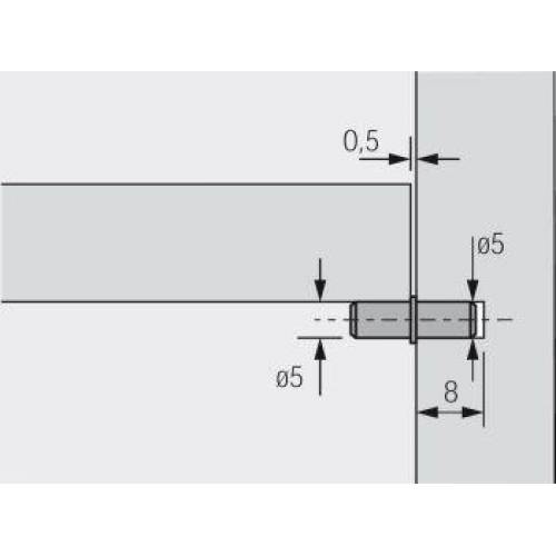 Bodenträger Duplo verzinkt