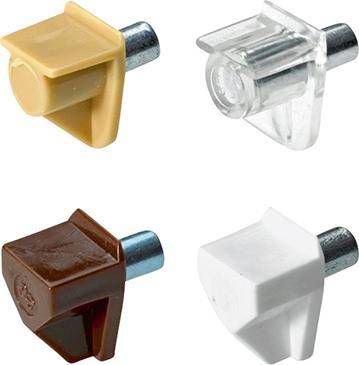 Bodenträger,25090,mit Stahlstift,weiß