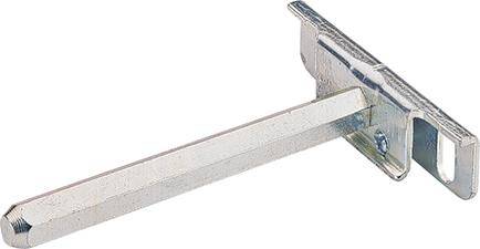 Regalbodenträger Titan chromatisiert