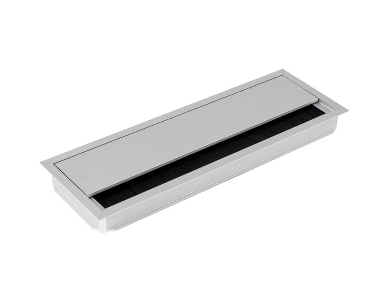 TecLines TKD007 Kabeldurchlass / Kabeldurchführung 110x320mm, silber