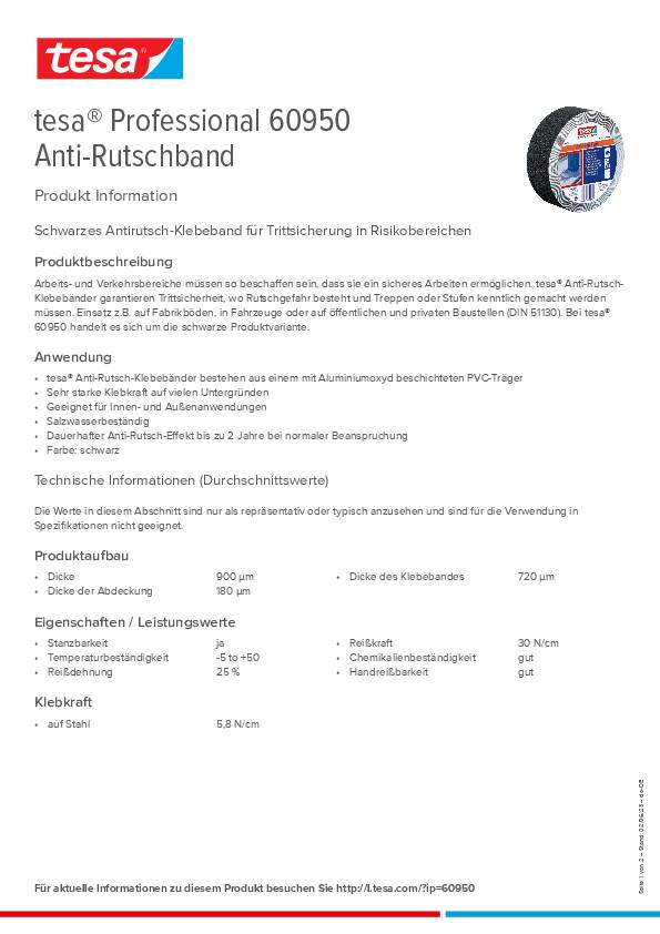 Antirutschklebeband 60953 beige fluoresz.L.15 m,B.25mm Rl.TESA