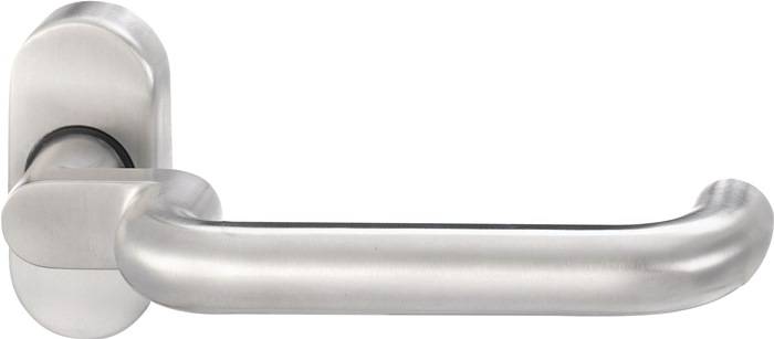 Profiltürdrückerlochteil 1130/2033 VA EST ov.8mm gekr.EDI