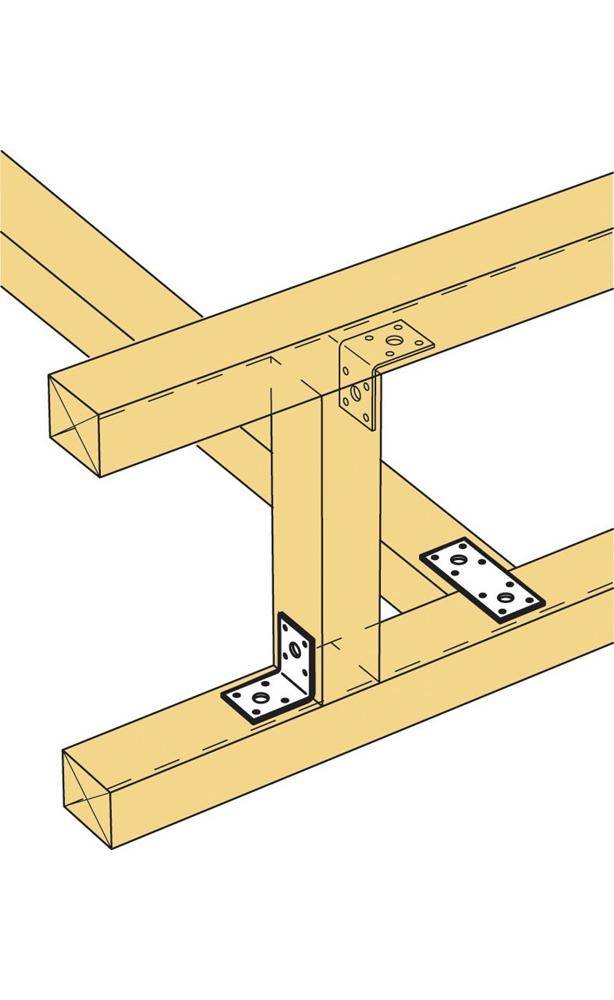 SIMPSON STRONG-TIE Flachverbinder FLV40/100 EN 14545 Länge 100 mm