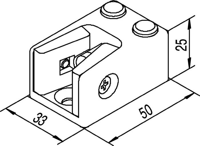 Anschlagpuffer 200 Alu.VA-Eff.elox.8-12mm HELM