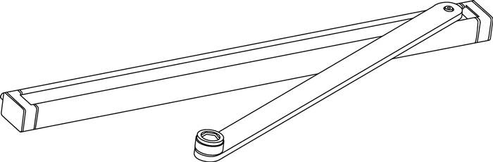 Gleitsch.ECturn BG f.GEZE ECturn weiß 9016 mech.GEZE