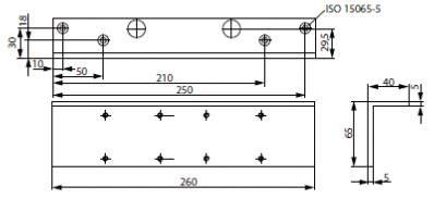 Sturzfutterw.f.DC300 silber ASSA ABLOY