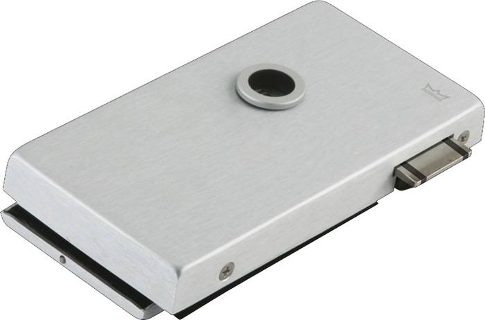 Glastürschloss OFFICE Classic LM silber elox.UV DIN li.DORMA-GLAS