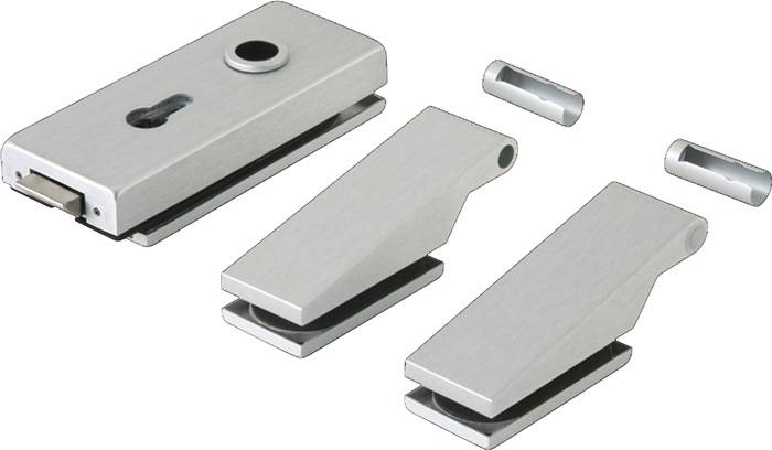 Glastürbeschlag STUDIO Classic LM silber elox.PZ DIN L/R DORMA-GLAS