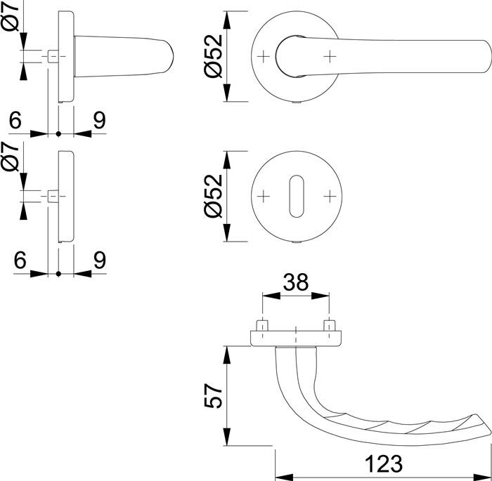 Rosettengrt.Tôkyô M1710RH/42KV/42KVS MS F71 rd.OB DIN L/R D/D HOPPE