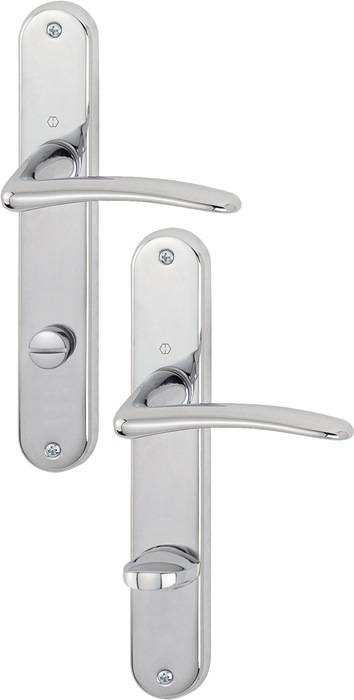 Langschildgarnitur Istanbul M171/332P MS F49 SK/OL 78mm DIN R HOPPE