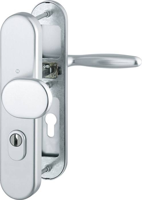 Schutzwechselgarnitur Verona 86G/3332ZA/3310/1510 Alu.F1 72mm 42-47mm HOPPE