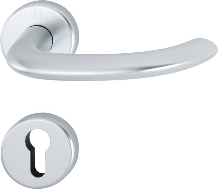 Rosettengrt.Mar.1138/42KV/42KVS Alu.F1 rd.PZ DIN L/R D/D HOPPE