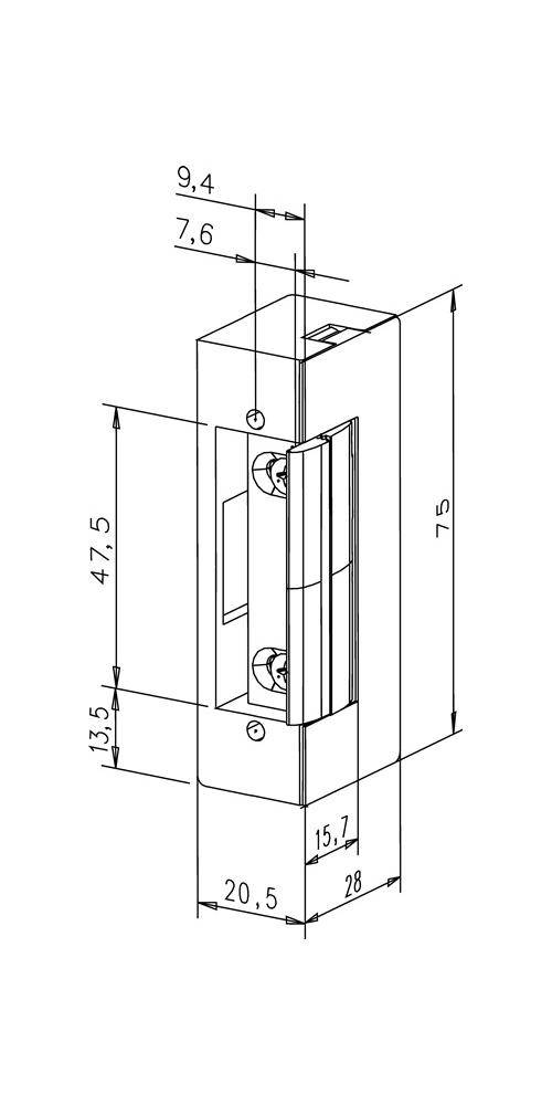 Assa Abloy effeff Türöffner 17kl L/R EST