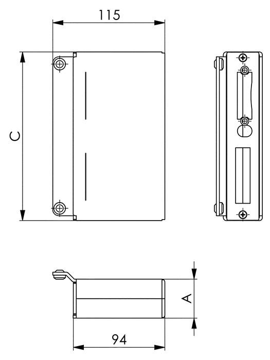 Gegenkasten 144ET-40 STA ktg 40mm AMF