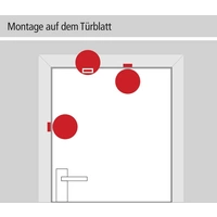 Überwachungsgerät Dexcon o.Voralarm Überwachung v.Türen u.Fenstern Ku.rot GFS Überwachungsgerät Dexcon o.Voralarm Überwachung v.Türen u.Fenstern Ku.rot GFS