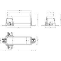 Fluchttürhaube Typ K Sicherung v.Türdrückern Macrolon-Kunststoff transp.GFS Fluchttürhaube Typ K Sicherung v.Türdrückern Macrolon-Kunststoff transp.GFS