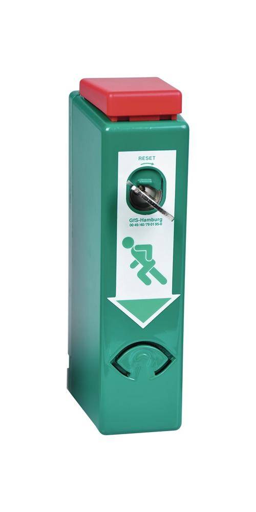 GfS EH-Türwächter 990 100 Profil-Halbzylinder inkl. 2 Schlüssel grün