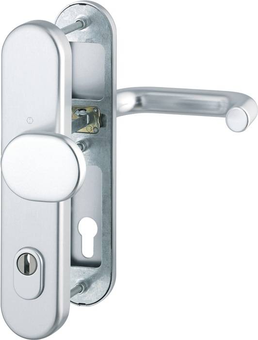 Schutzgarnitur Paris 86G/3332ZA/3310/138 Alu.F1 92mm 67-72mm HOPPE