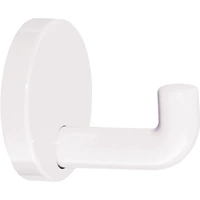 Einzelhaken 801.90.010 einfach A.30mm PA reinweiß 99 D.40mm HEWI Einzelhaken 801.90.010 einfach A.30mm PA reinweiß 99 D.40mm HEWI