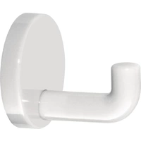 Einzelhaken 477.90.045 einfach A.65mm PA reinweiß 99 D.60mm HEWI Einzelhaken 477.90.045 einfach A.65mm PA reinweiß 99 D.60mm HEWI