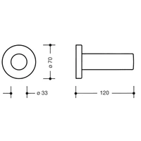 Reservepapierhalter 477.21.200 reinweiß Hewi Reservepapierhalter 477.21.200 reinweiß Hewi