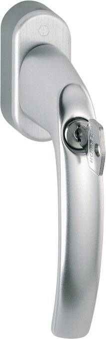Fenstergriff Atlanta 0530S/US952 Alu.F1/naturf.32-42mm abschl.HOPPE