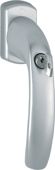 Fenstergriff NY 0810SVS/U10 Alu.F1/naturf.32mm abschl.HOPPE