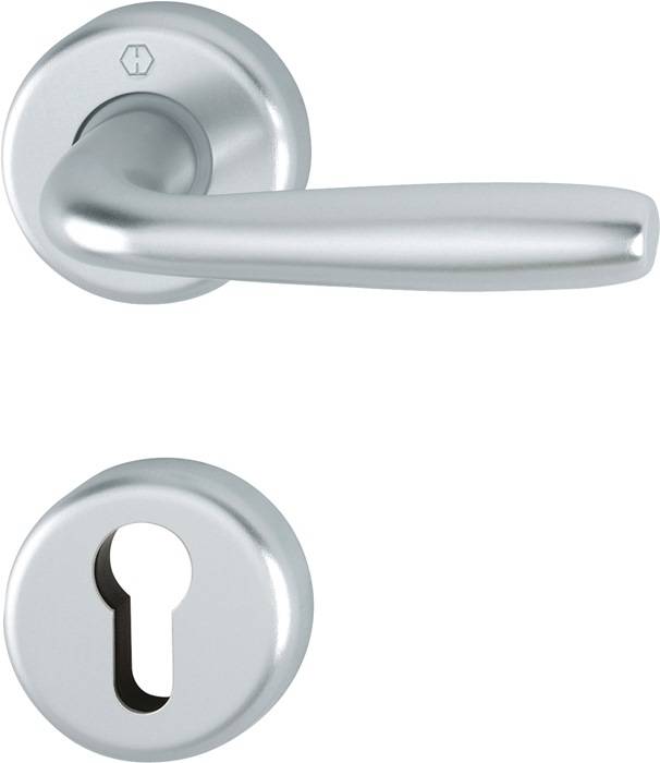 Rosettengrt.Maribor 1766/17KV/17KVS Alu.F1 rd.PZ DIN L/R D/D HOPPE