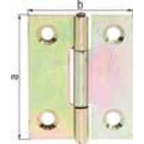 Ger.halbbr.Scharnier verz.,1/2/100 mm