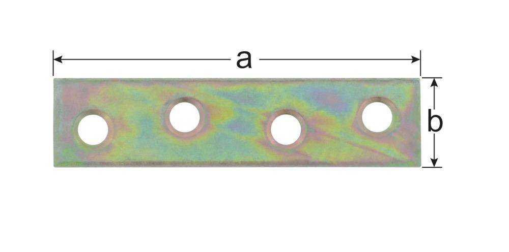 Verbindungsbleche 80x15x2 mm/K2