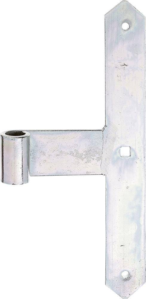 Metall-Wandmontage-Scharnierhalter mit einem zylindrischen Dreharm und vertikaler Montageplatte mit drei Schraubenlöchern.