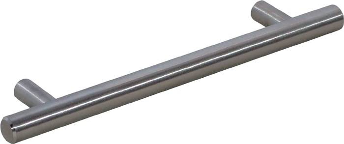 Möbelgriff VA ma 128mm D.10mm verp.im Polybeutel m.Schrauben BMB