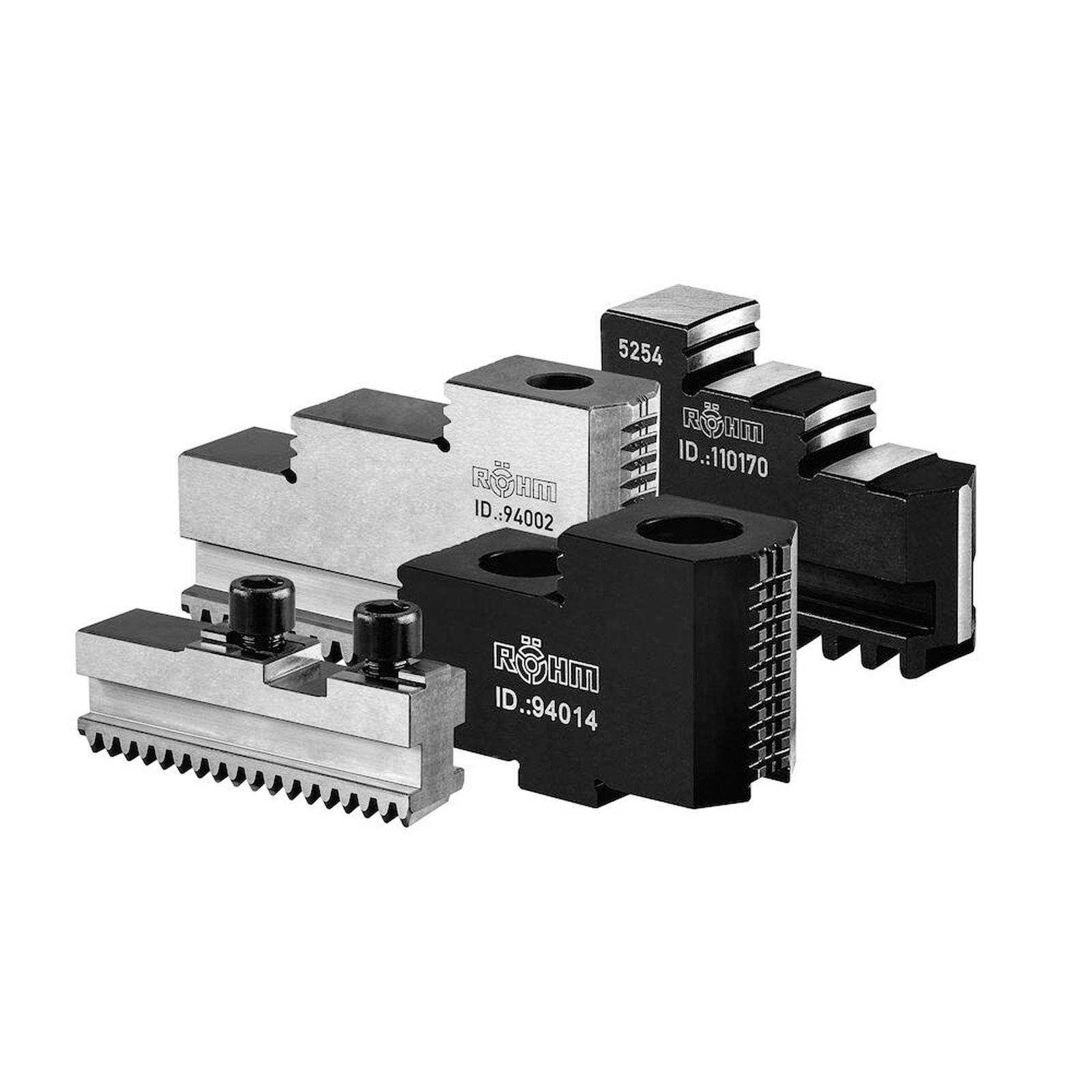 Röhm Grundbacke GB, Größe 350/400, 3-Backensatz, mit Befestigungsschraube - 107507