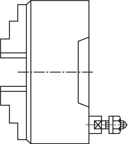 Drehfutter DIN 55027 D.250mm STA 3-Backen Kegel-Gr.6 RÖHM