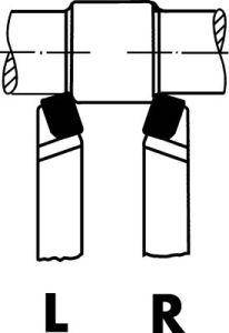 Drehmeissel HM DIN4971 rechts 32x32x170mm P25/30WILKE