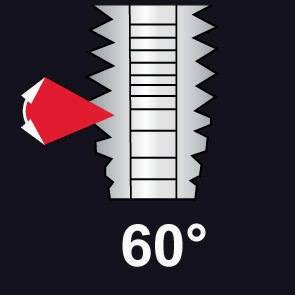 Gewindebohrersatz Form B ca.4-5 Gänge m.Schälanschnitt metrisch HSS RUKO
